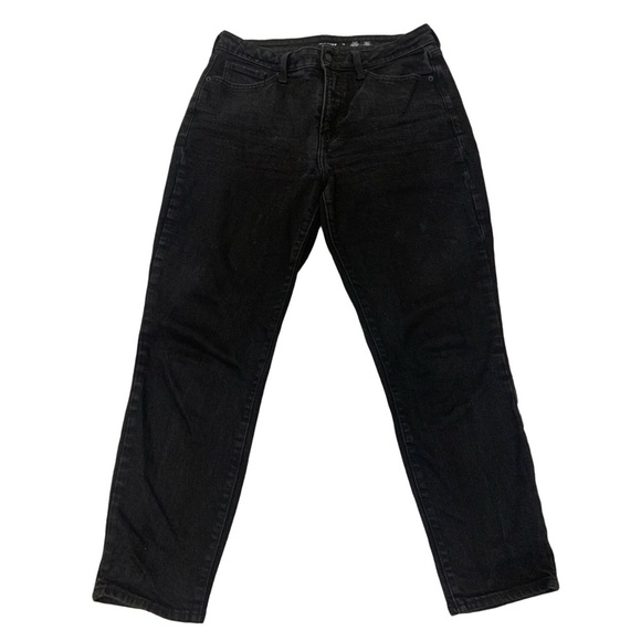 Old Navy Women's OG Straight Black Jack Jeans Size 10 High-Rise Secret-Smooth - Picture 1 of 8